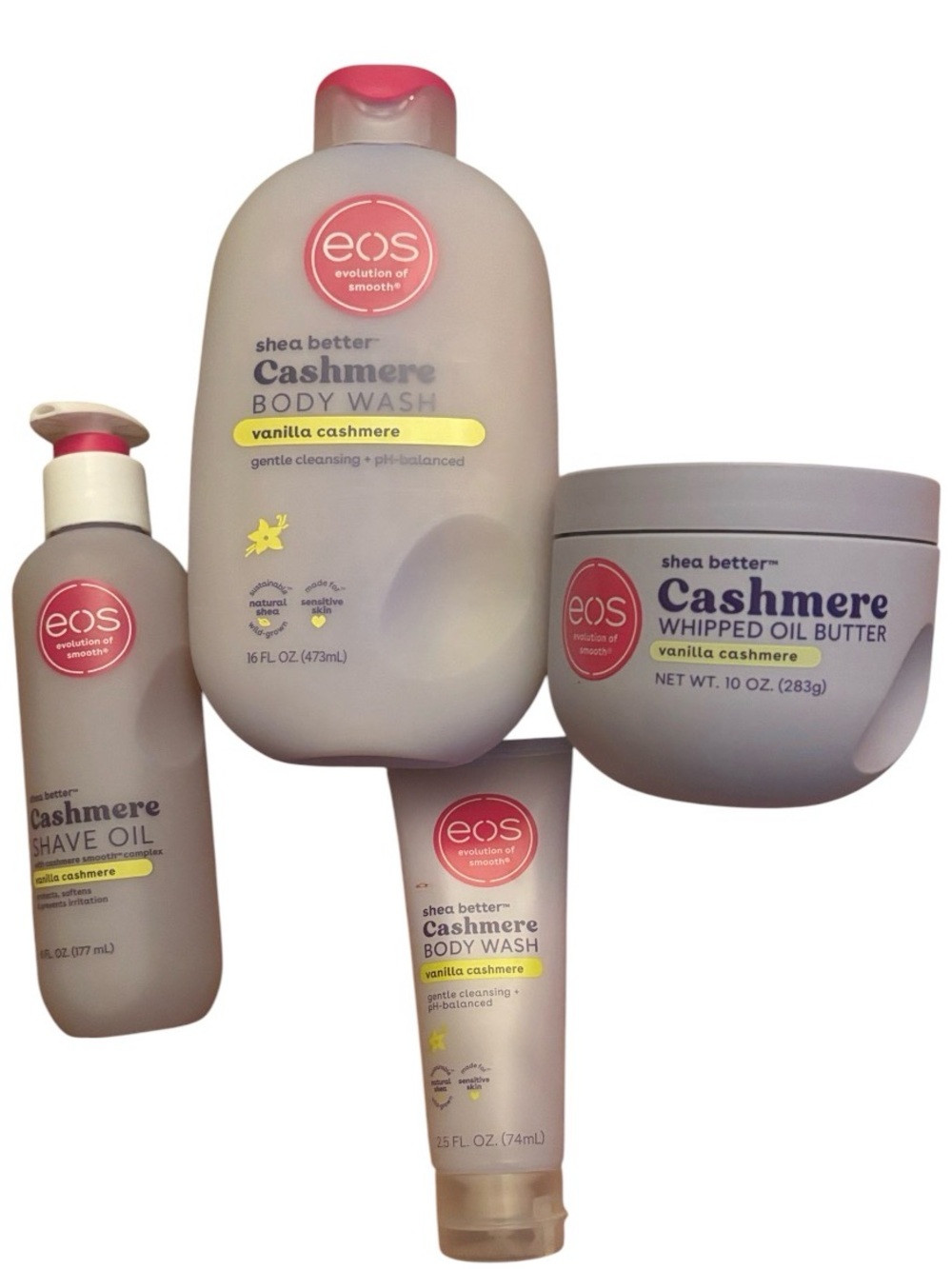 EIS BUNDLe Vanilla Cashmere BUST | Oil , Body Wash, Whipped Oil Butter Mini Wash